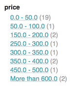 Solr Quick Start: Range facets